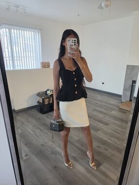Chic Cream Pencil Skirt - Elegant Everyday Style